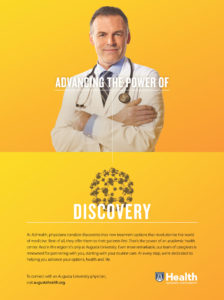 Augusta University Health Print Ad
