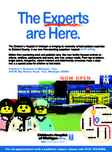 Childrens Hospital of Michigan Print Ad