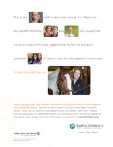 Seatlle Children's Hospital Print Ad